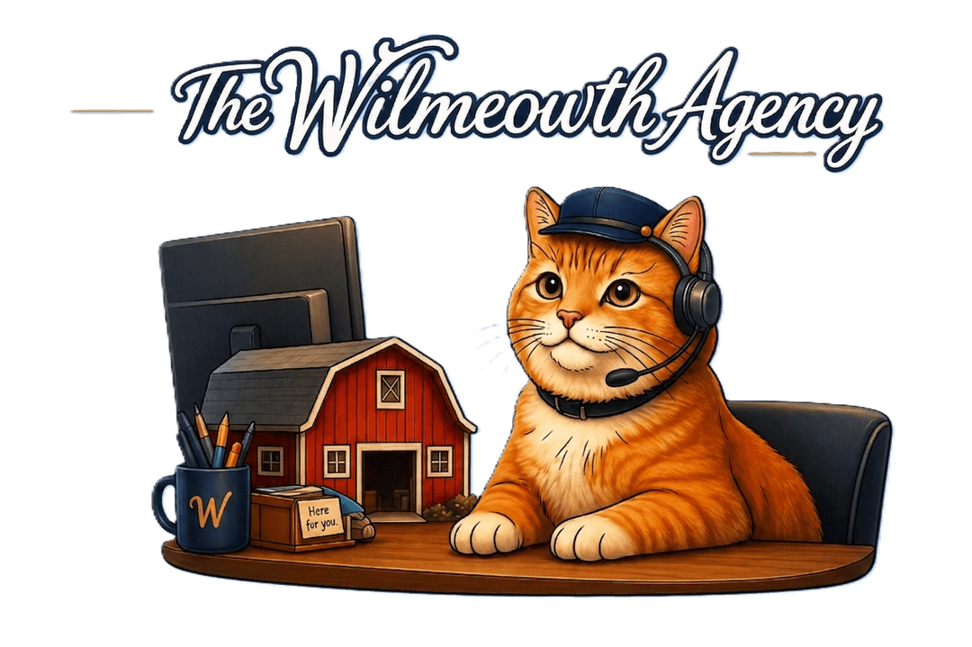 The Wilmeowth Agency — your friendly local insurance team